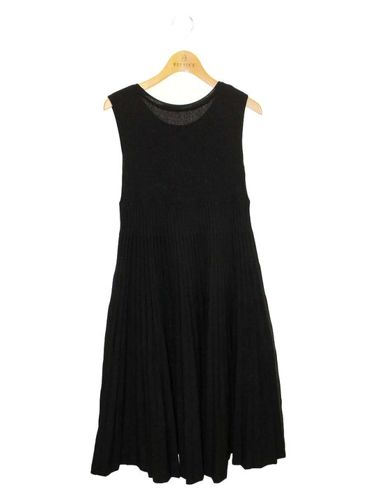 フォクシーブティック Pleats knit Dress 36568 ワンピース 38 ブラック IT4HBJ04DBQI