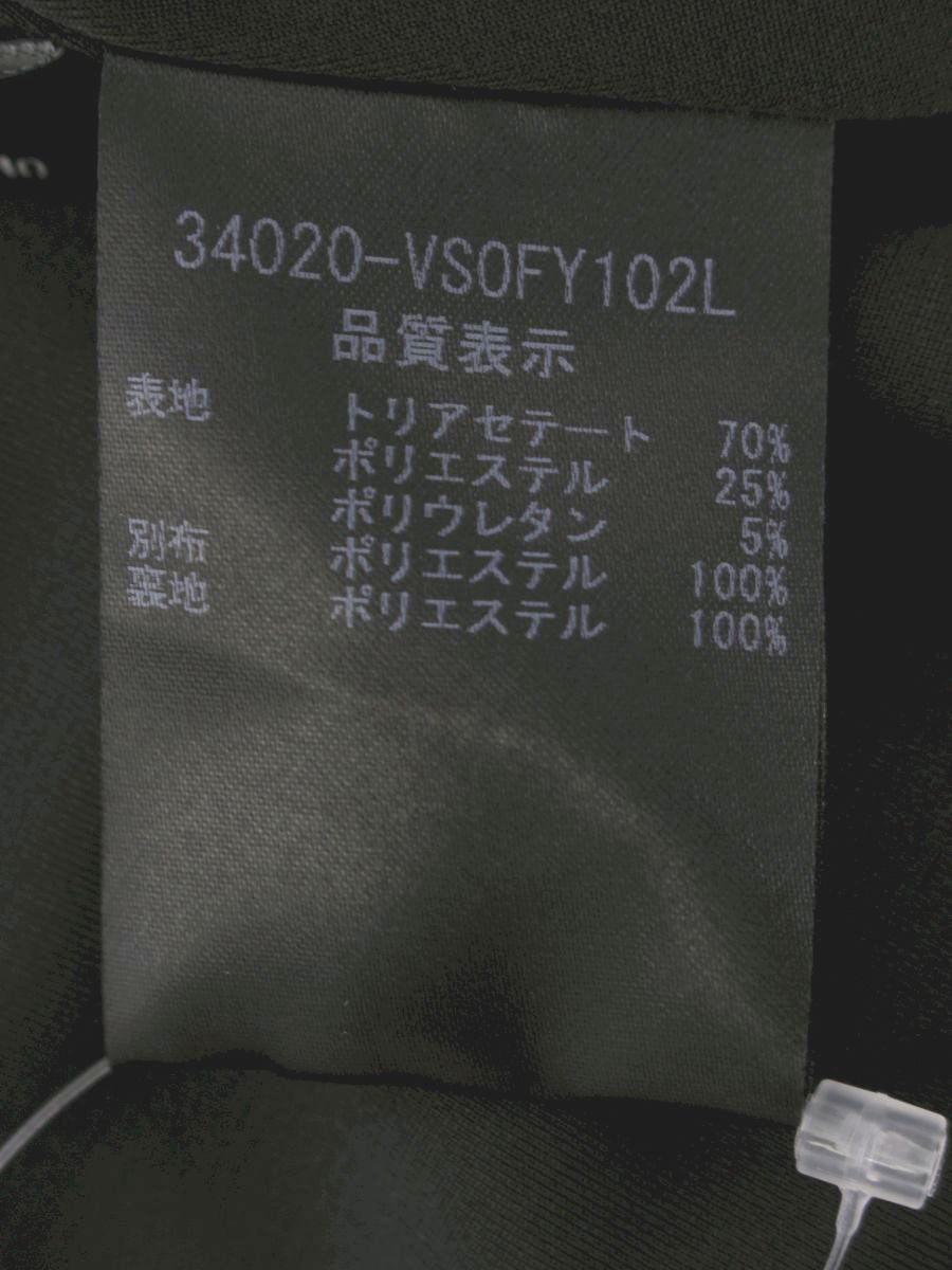 ベロアノワール by フォクシーニューヨーク 34020 ワンピース 40 ブラック 異素材プリーツスカート IT5VH5SUXWEO