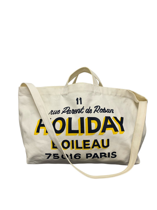 ホリデイボワロ HOLIDAY NEWSPAPER BAG アイボリー L'Appartement DEUXIEME CLASSE 2WAY ITX9668WN0IY