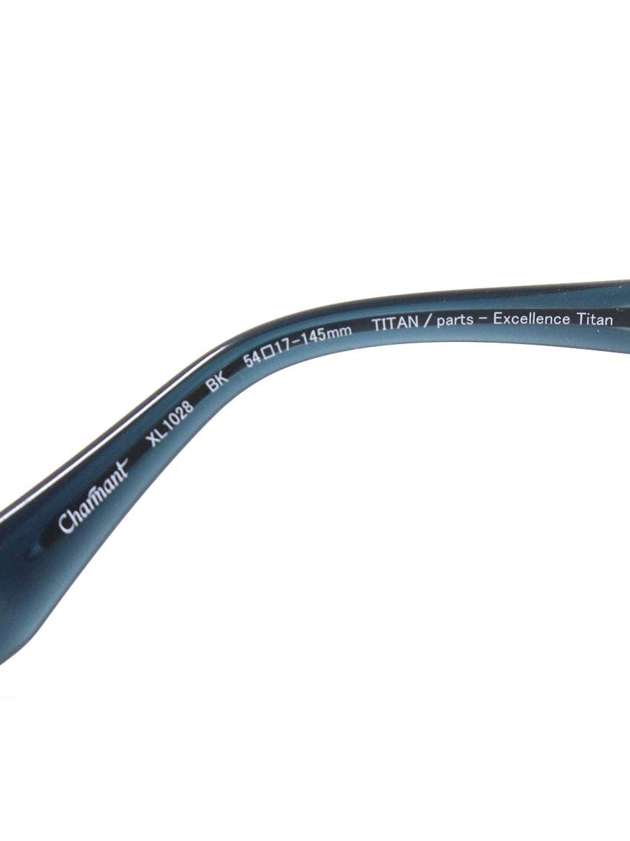 ラインアートシャルマン XL1028 メガネ ブラック チタンフレーム ハーフリム スクエア IT6KZQUWCZDU 【SALE】