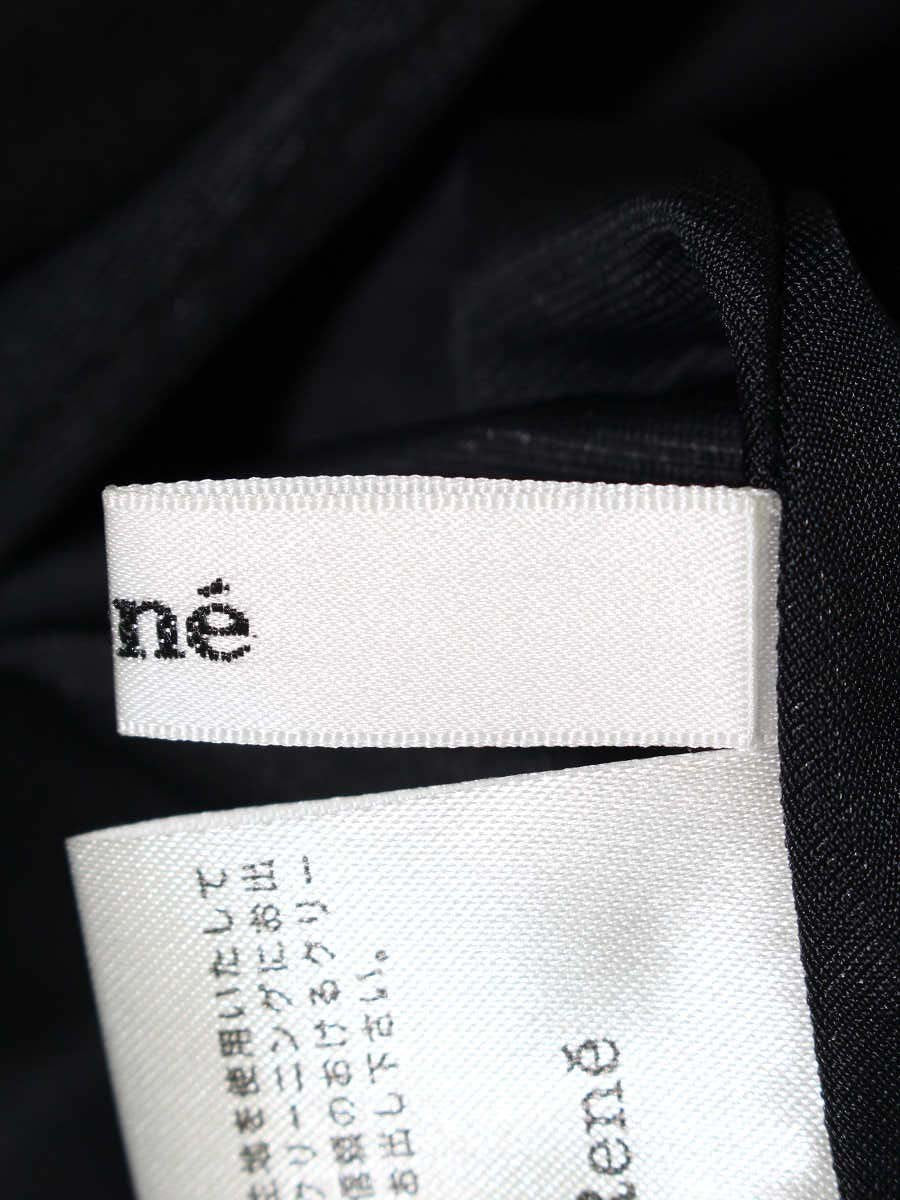 ルネ 6814100 スカート 34 ブラック パールビジュー フレア IT0DUBJYA1DU 【SALE】