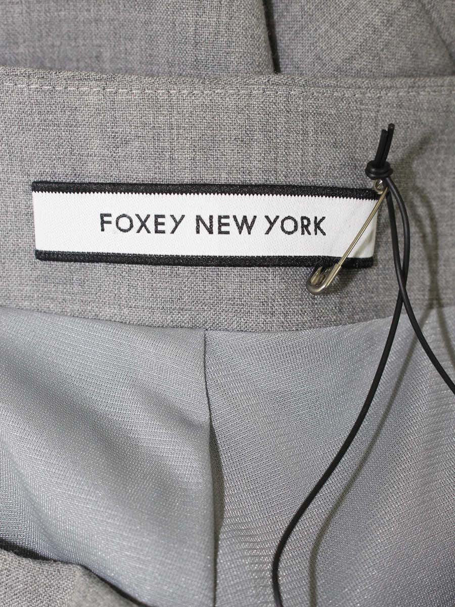 フォクシーニューヨーク Pants 38310 パンツ 38 グレー IT2NZEF8GSGM