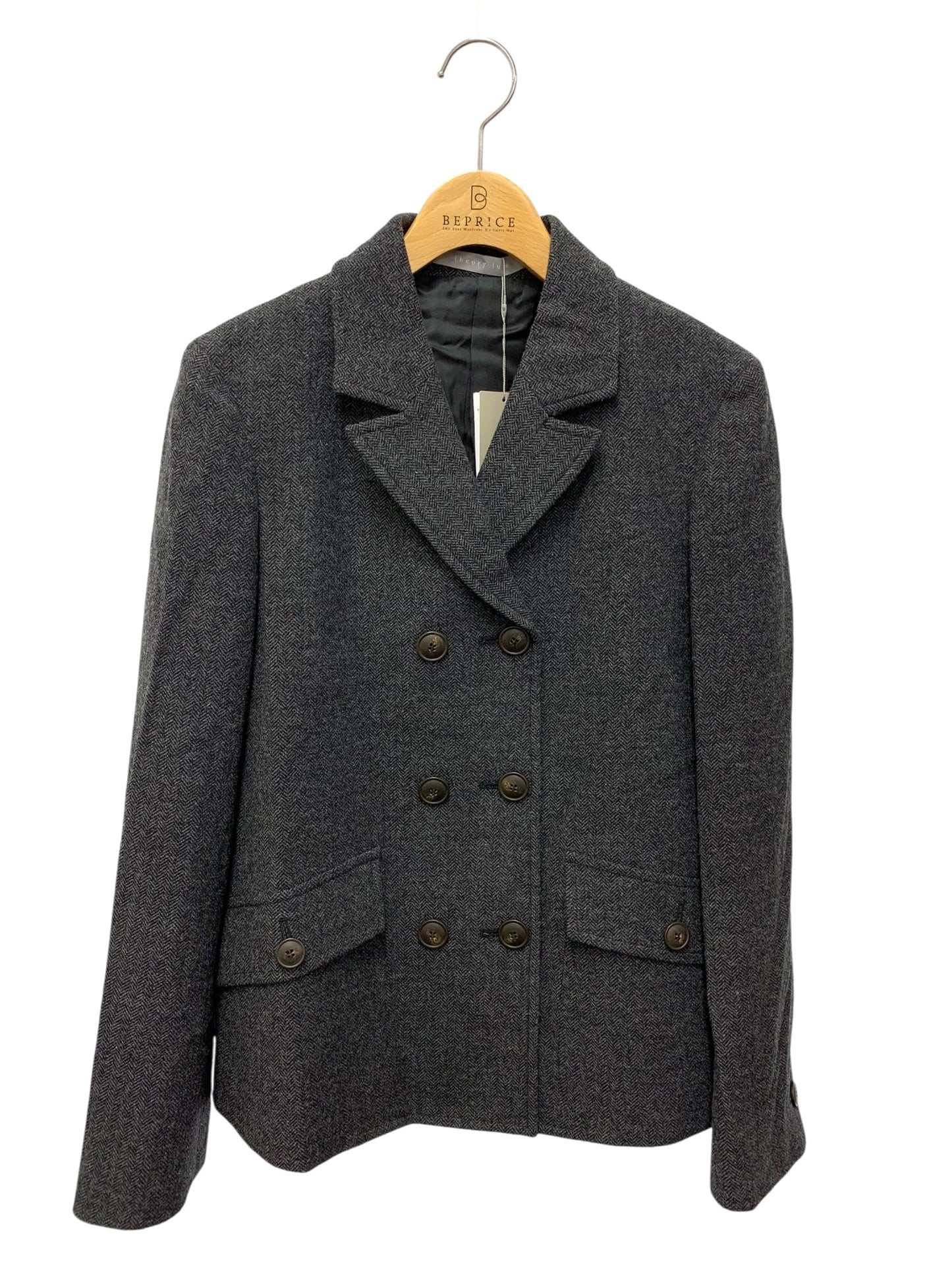 セオリーリュクス 03-4304118-990-038 ジャケット 38 グレー ウール ‘24 ITILMGQZEKWK