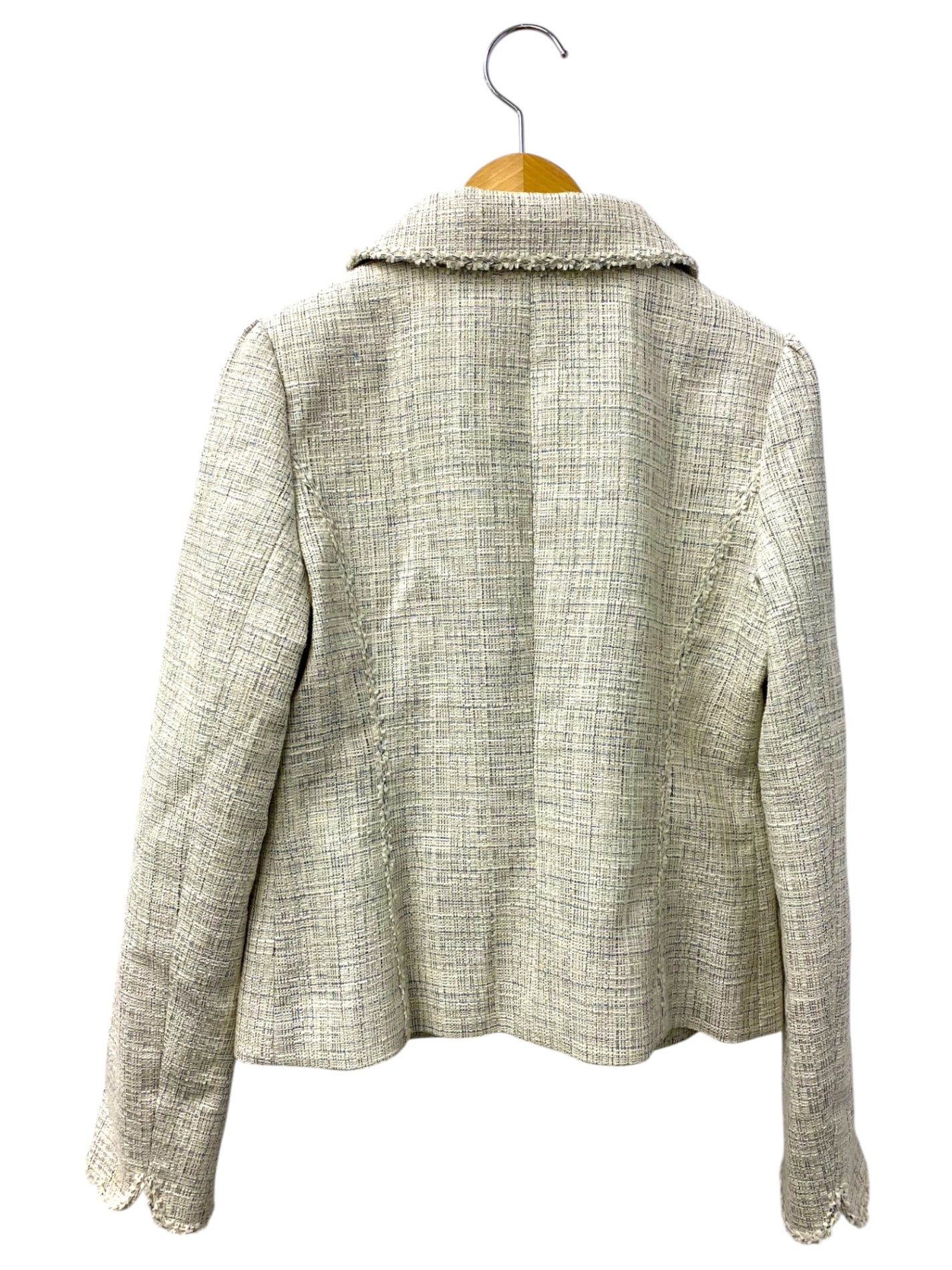 トゥービーシック W5E03-511-05 ジャケット 40 ホワイト ツイード ITSD5C19YE1A