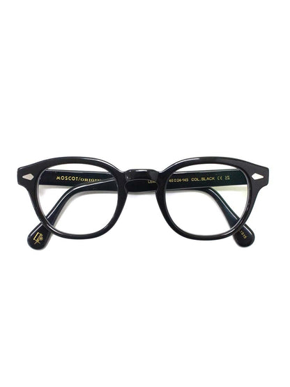 モスコット LEMTOSH メガネ ブラック セルフレーム フルリム ウェリントン ITOKVNKO1Z28