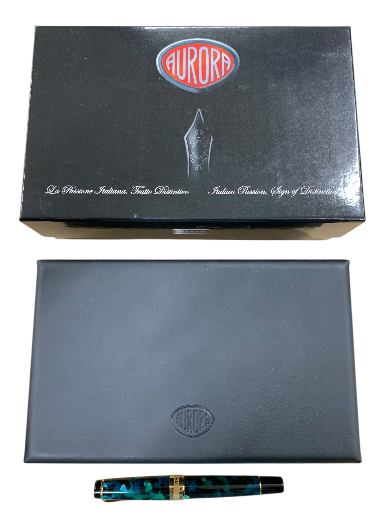 アウロラ オプティマ グリーンGT 万年筆 グリーン 14K | 中古ブランド