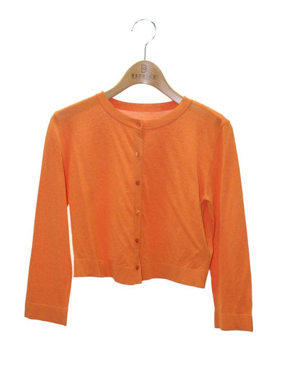 フォクシーニューヨーク  アッパースタンダード 32821 カーディガン  38 オレンジ ITD8989ALRDS
