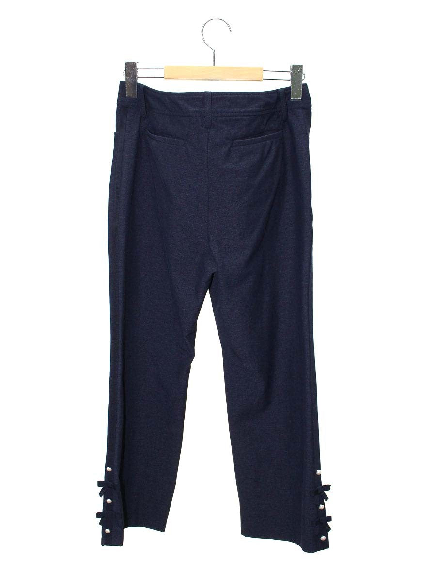 エムズグレイシー Denim like Pants 816314 パンツ 40 ネイビー