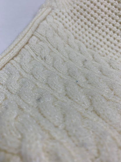 アンスリード CABLE LAYER KNIT TOP 522562600201-01 F ホワイト 25aw IT51AKZFN5WY