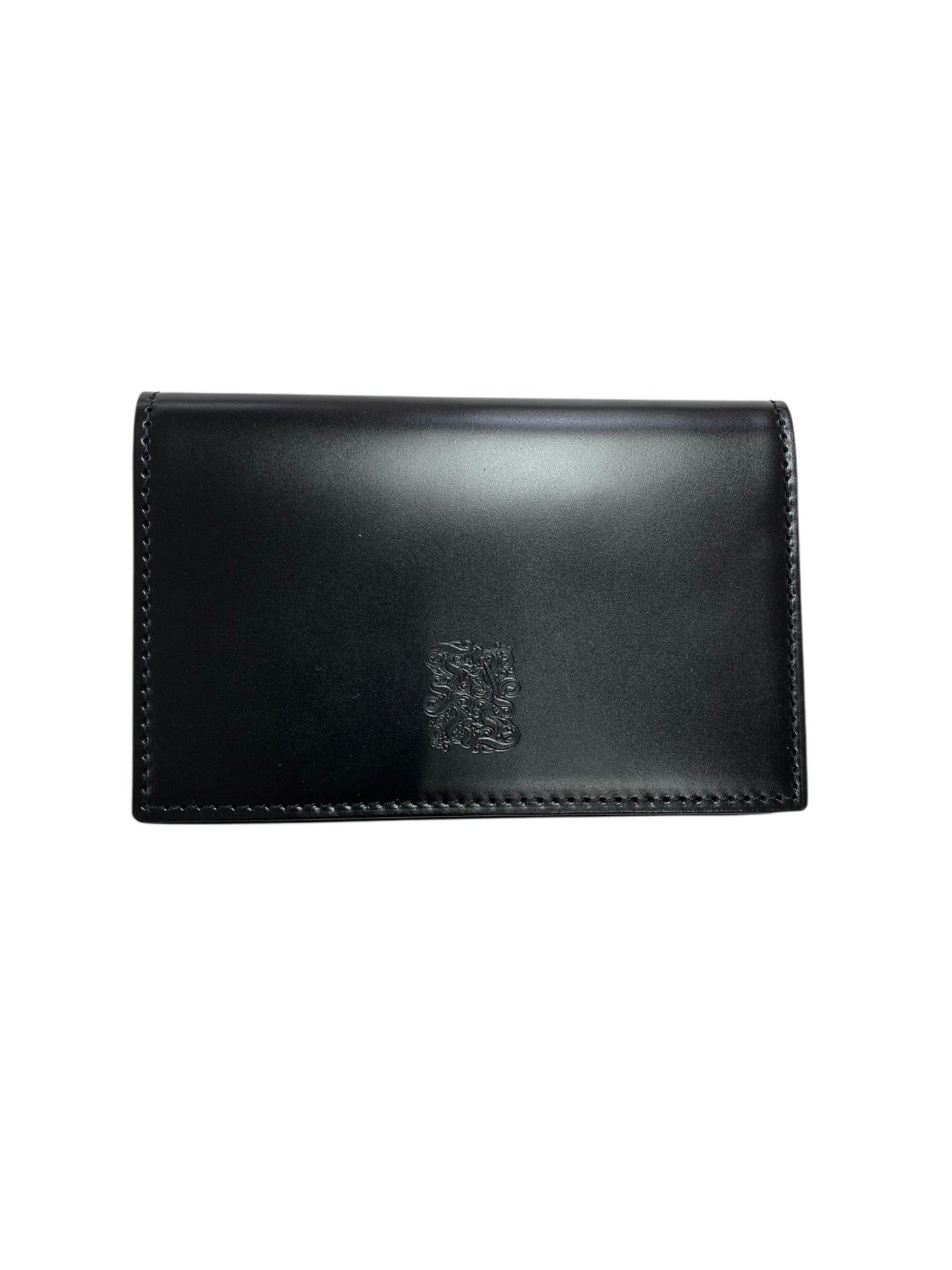 ジ・ウォームスクラフツ・マニュファクチャー 名刺入れ カードケース ブラック コードバン ITUTFPL4DCLK