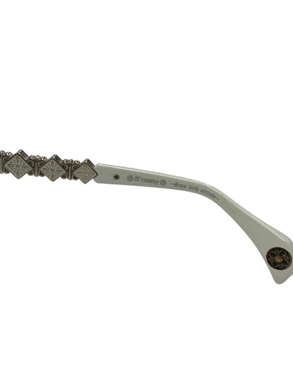 ロズヴィー 209251603 サングラス ホワイト 本数限定100本 メタルフレーム ハーフリム スクエア IT7VEAF091YD