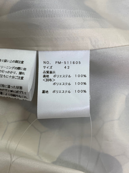 エムズグレイシー 511605 ワンピース 42 ベージュ フラワーモチーフ ITSHJMZGN98C