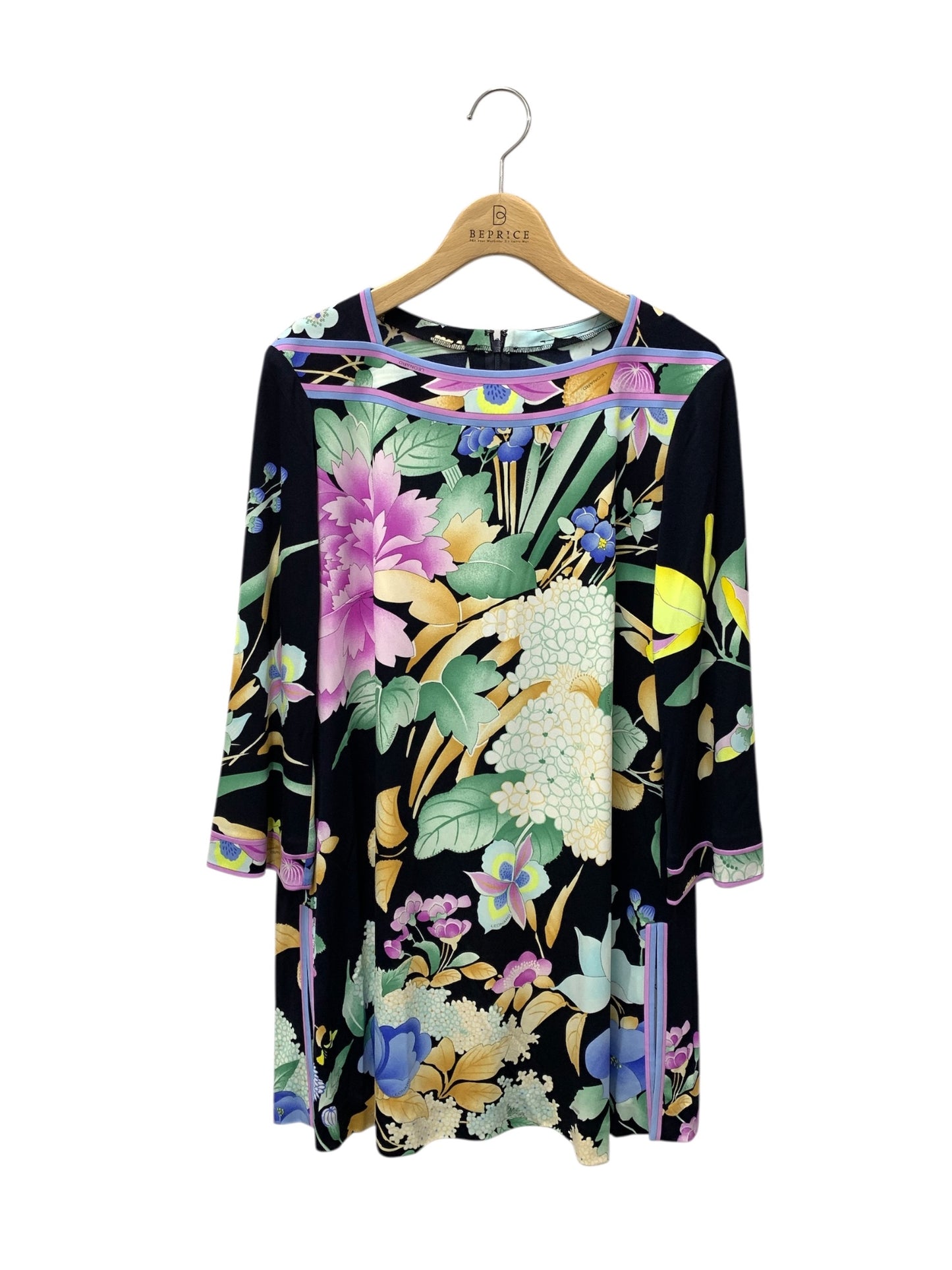 レオナールファッション 0179202 チュニック 38 マルチカラー フラワーモチーフ IT5GAGQ8CVL0