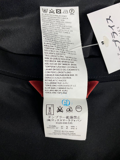 マックスマーラステュディオ 61011457 スカート 42 ブラック フレア ITTUA5IWBM7C