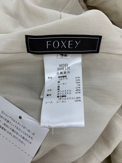 フォクシーブティック Dress La Promesse 44365 ワンピース 42 ベージュ カナパ ITQRUNR3YRX8