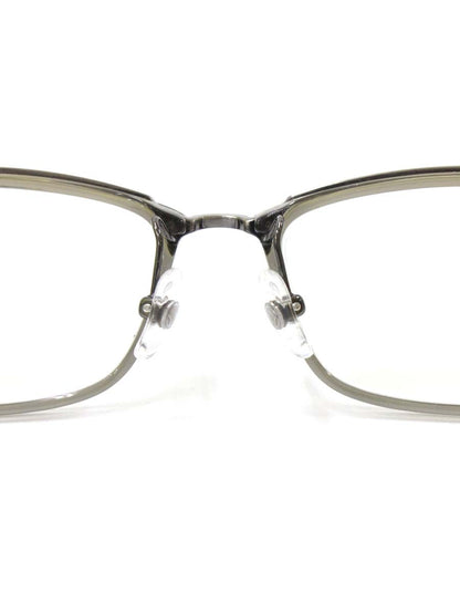 フォーナインズ M-106 メガネ 眼鏡 グレー セルフレーム フルリム スクエア クリア ITGP76XYPM2C