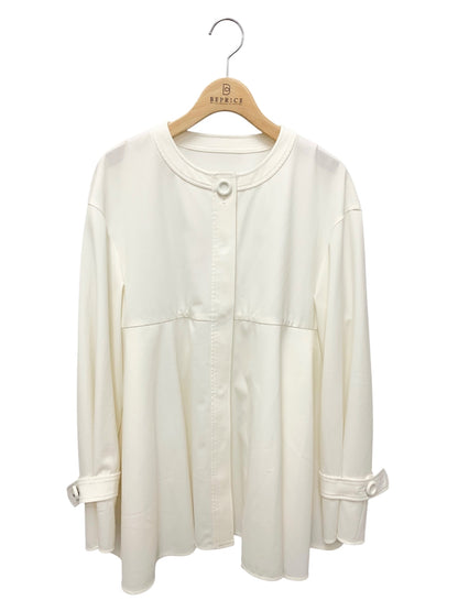 フォクシーニューヨーク City Walk シティウォーク 44401 ジャケット 38 アイボリー ノーカラー ITDYRAV9L2CZ