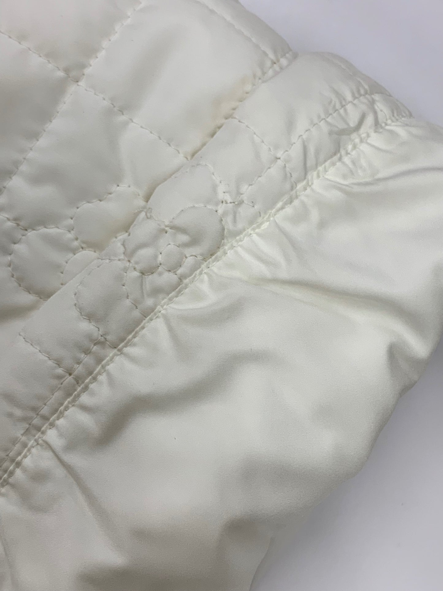 エムズグレイシー 929506 アウター 40 アイボリー 花 ファー キルティング ITWWP5RW3DL0