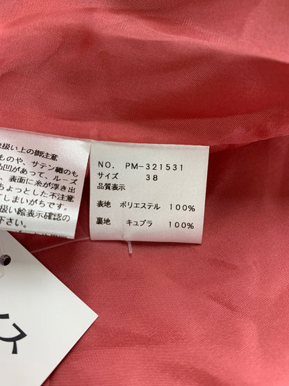 エムズグレイシー 321531 ワンピース 38 ピンク バックジップ ベルト付き ITGQT5NMP8A0