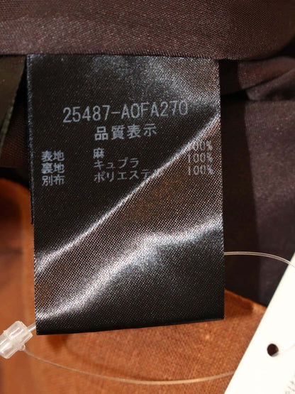 フォクシーブティック ドレスリネン 25487 ワンピース 38 ブラウン IT52GO20KUU8