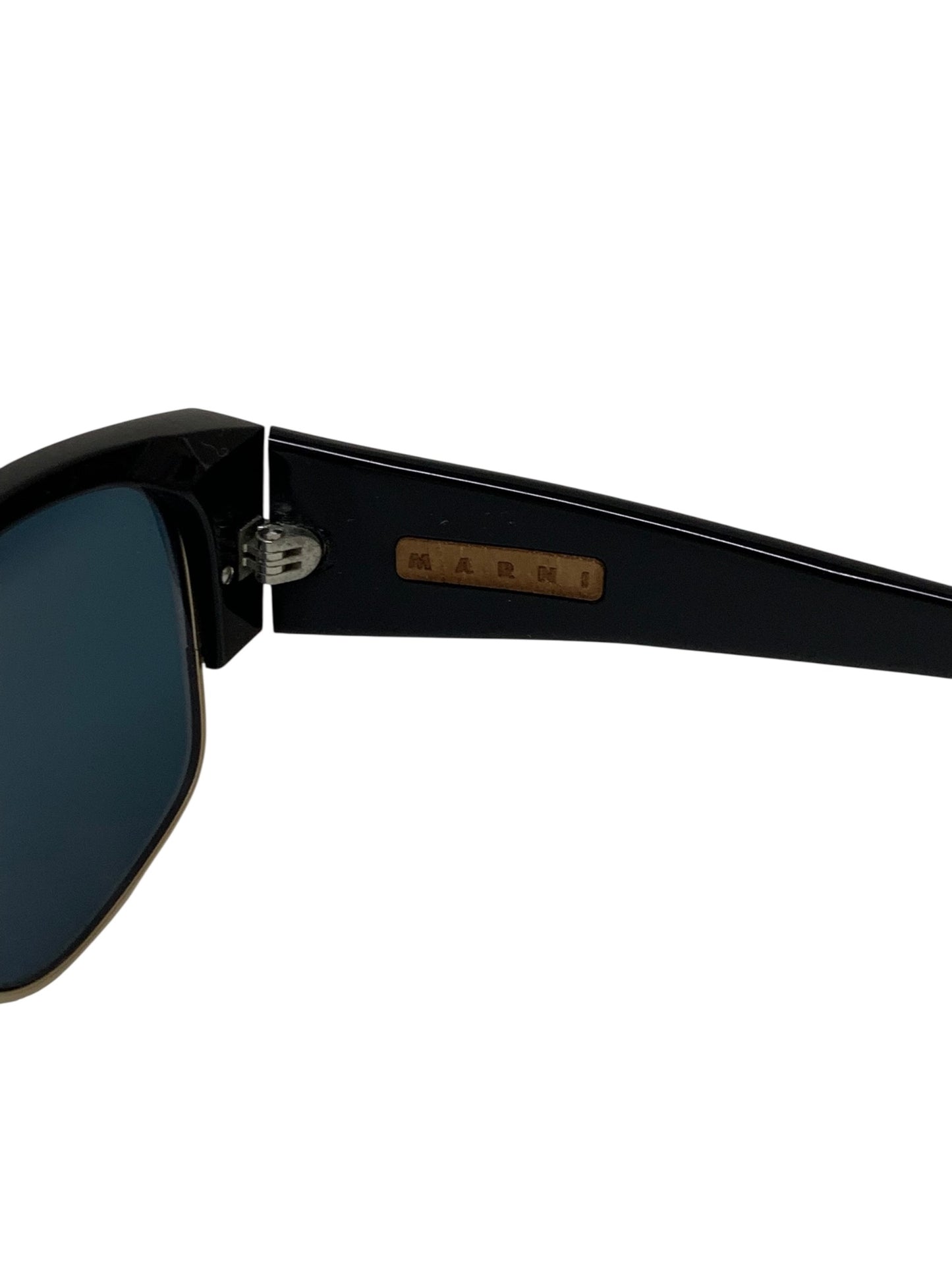 マルニ MA194S 01 サングラス ブラック セルフレーム フルリム スクエア ITC4L84GS5D4