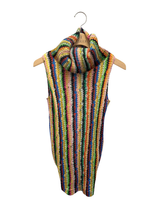 プリーツプリーズイッセイミヤケ PP43-JK781 ノースリーブカットソー マルチカラー タートルネック IT5MX0WDS0U8 【SALE】