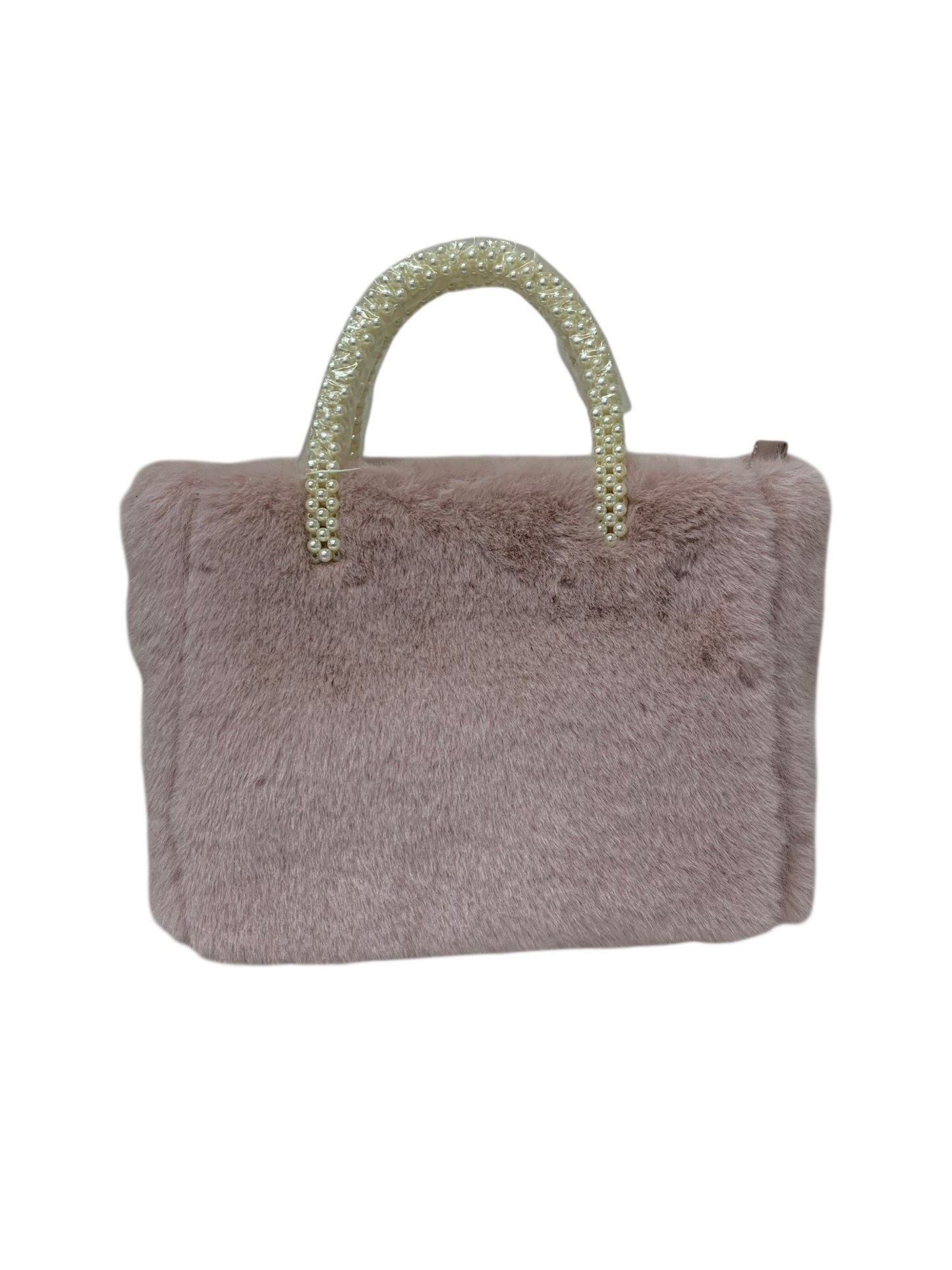 エムズグレイシー 294521 ハンドバッグ ピンク エコファー フェイクパール ITIFX1CE80AE