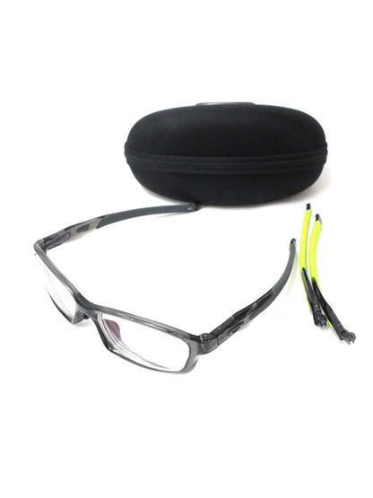 オークリー CROSSLINK OX8029-1756 メガネ グレー セルフレーム フルリム スクエア ITPYJLVC7MG2