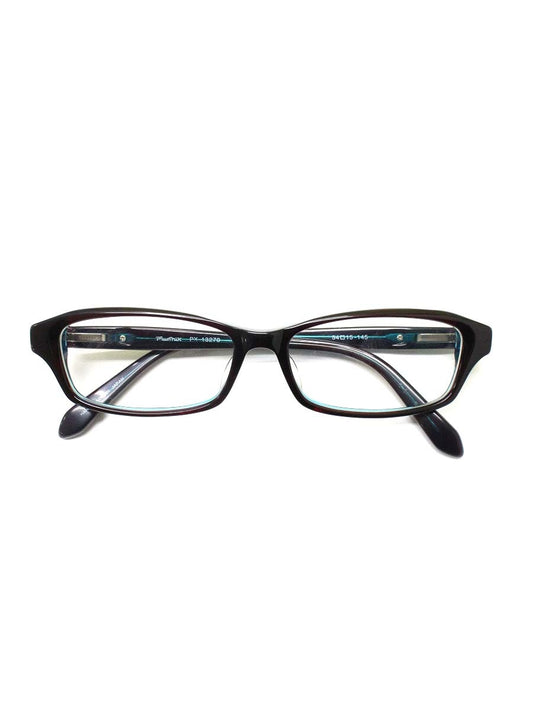 プラスミックス PX-13270 眼鏡 メガネ ブラウン/ブルー セルフレーム フルリム スクエア IT0480F5B1O3 【SALE】