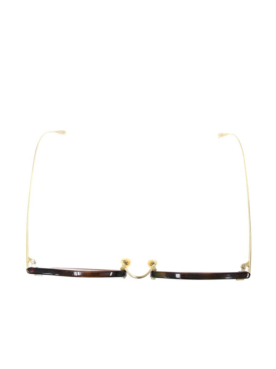 BJクラシックコレクション COM-510N NT メガネ ブラウン ゴールド チタン コンビフレーム フルリム ボストン ITIZNDY5CBBB
