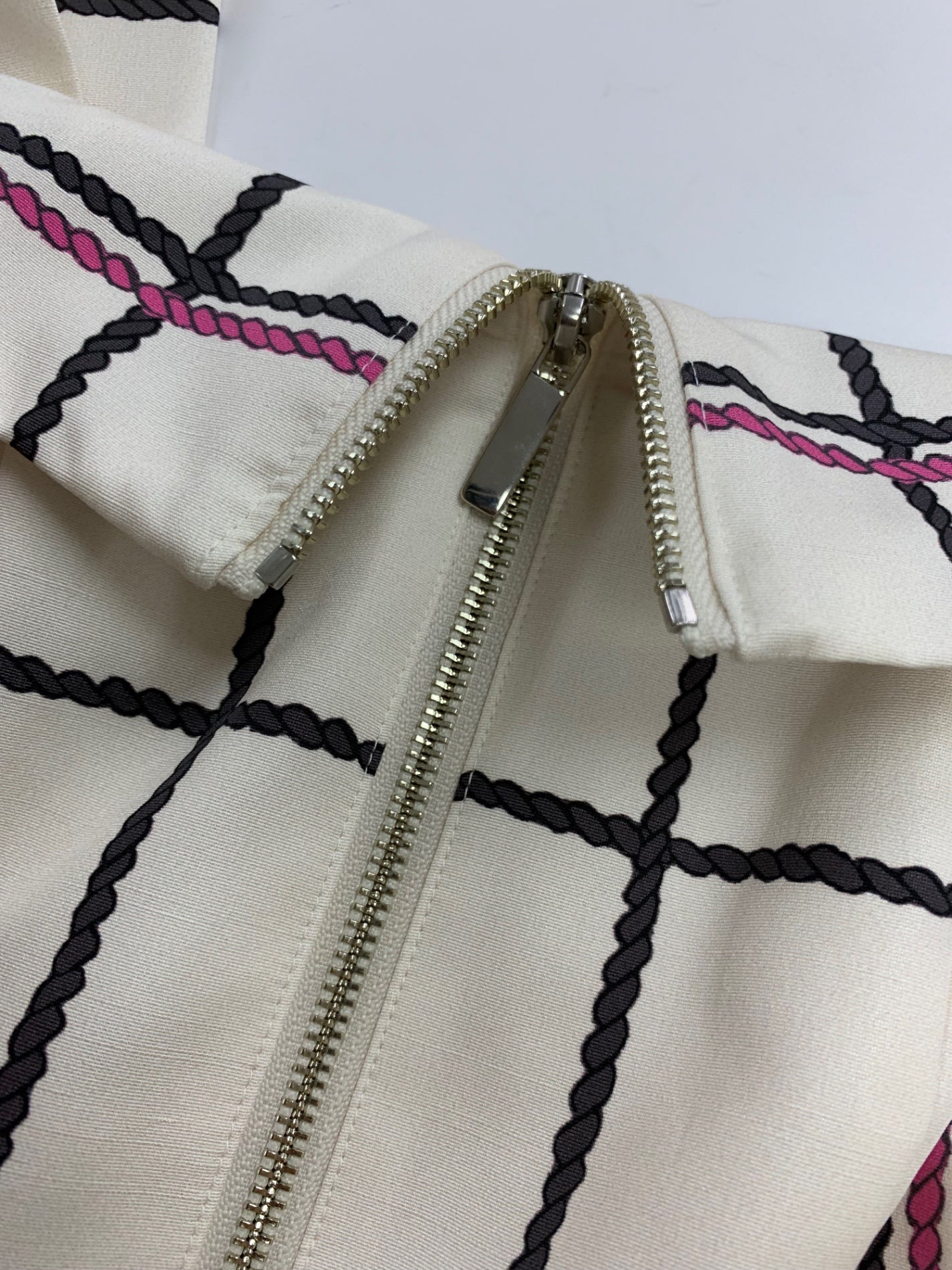 グレースクラス ロープチェックワンピース 0224131083-00 36 ホワイト ITY6SQZQXWUO 【SALE】