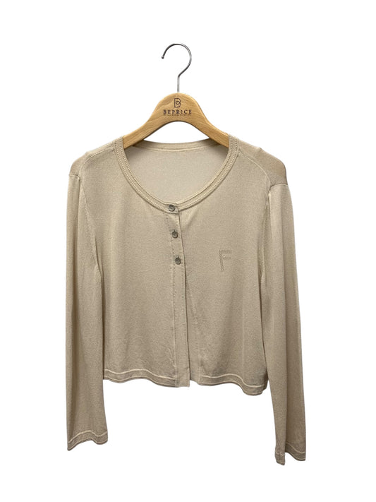 フォクシーブティック F・T Cardigan 39675 カーディガン 40 ベージュ ITXM8WO3VKTK