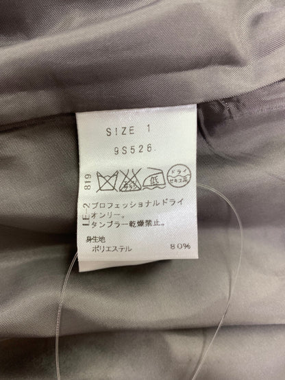 チェスティ 9S526 ワンピース 1 グレー ツイード バックジップ IT7SEYYNVAED