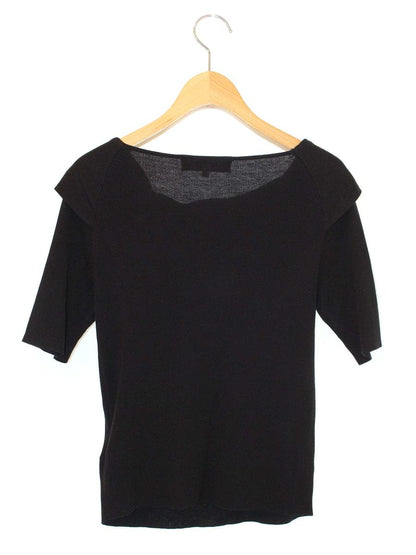 エムズグレイシー 628332 Tシャツ カットソー 38 ブラック リボン ITSMUT8AHMGC