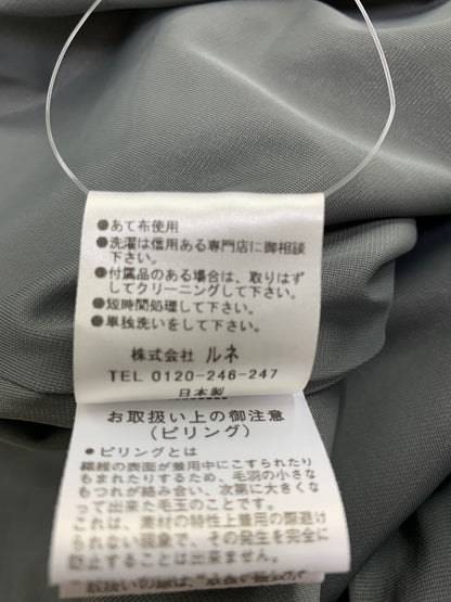ルネ basic  5946120 ワンピース 38 グレー フリル IT6JRJQ8FJ4J