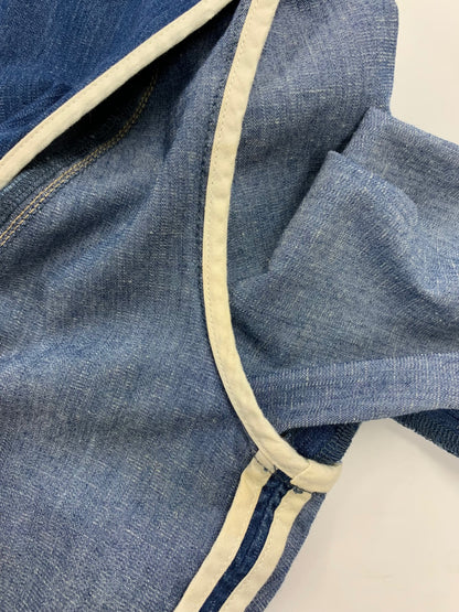エムズグレイシー 724314 ジャケット 38 ブルー デニム フリル ITZB66YZQLFW