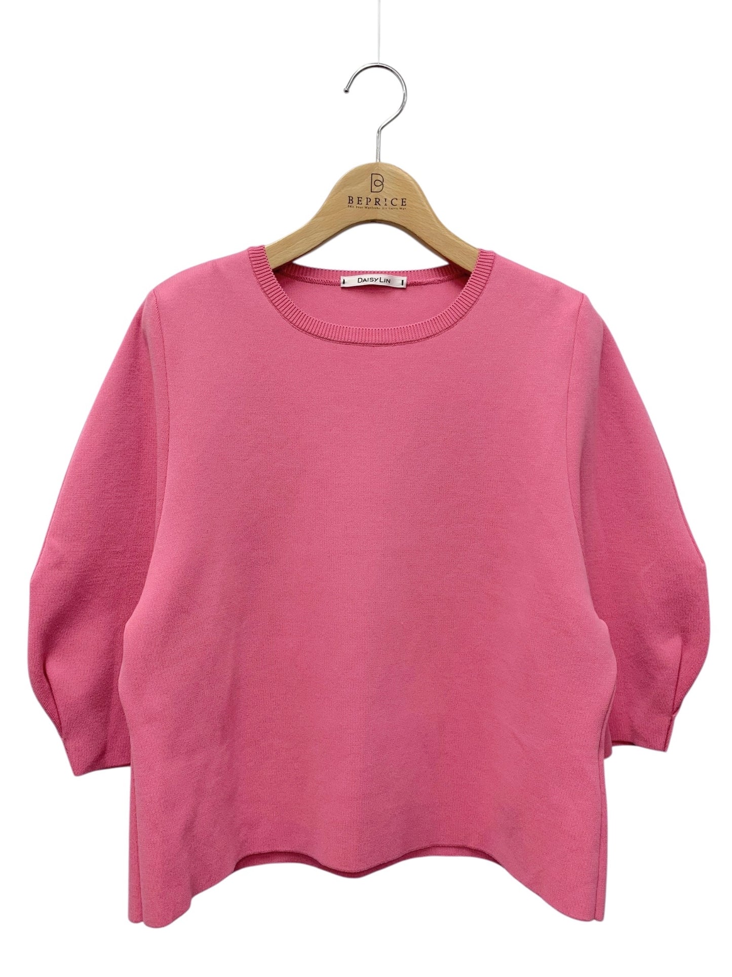 デイジーリン Cocoon Knit 06481  ニット 42 ピンク パフスリーブ IT4QWUQFESYS