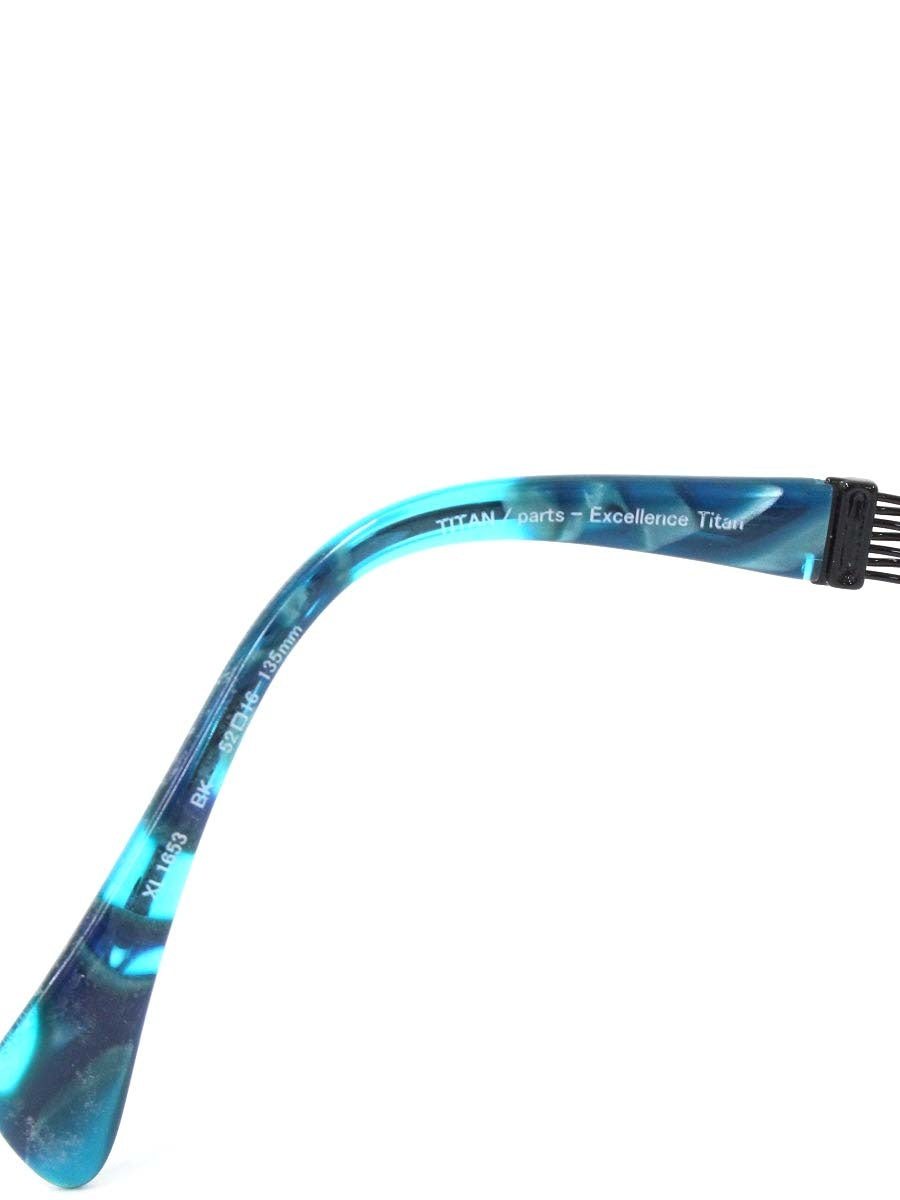 ラインアートシャルマン XL1653 眼鏡 ブルー/ゴールド マーブル ラインストーン ITAC7839Q3NW 【SALE】