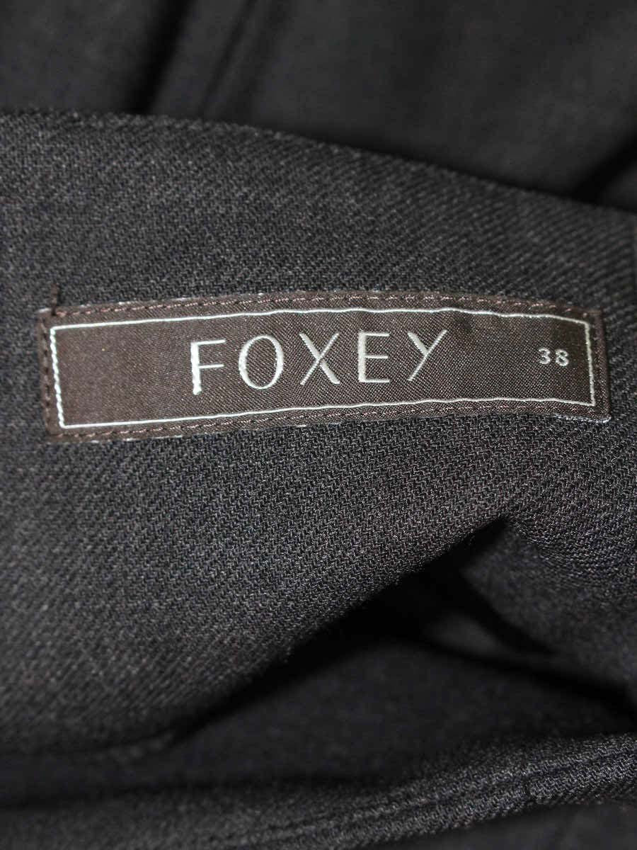 フォクシーブティック 30836 スカート 38 チャコール Skirt フレア ITQYXR6W02OQ
