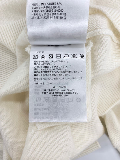モンクレール GIROCOLLO TRICOT CREW NECK 25947027YGZD ニット M アイボリー ITIWYZI0QG9C 【SALE】