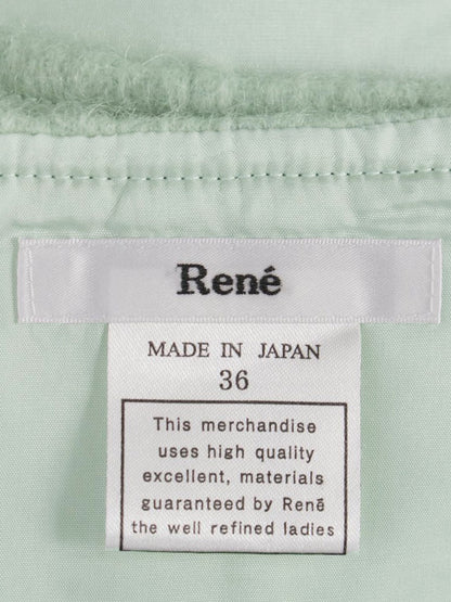 ルネ 6044020 スカート 36 ライトグリーン モヘア混 ITVY70TZVT6S