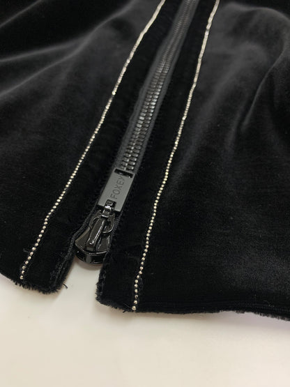 ベロアノワール by フォクシーニューヨーク Lady Parka 37179 パーカー 40 ブラック ITTOE2MYQUYS