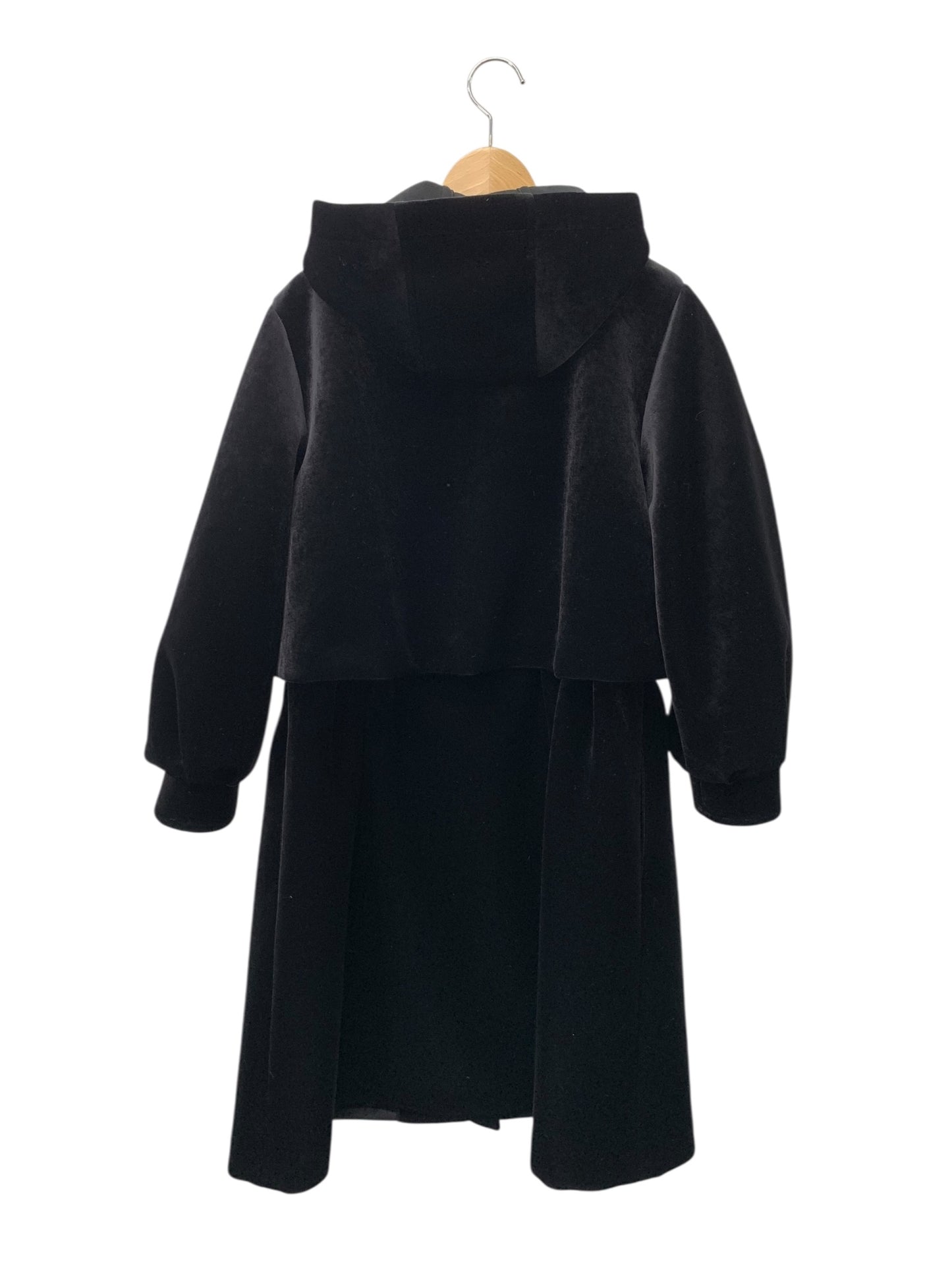 ルネ 6248980 コート 38 ブラック ベロア ITKV8KG4TY1U