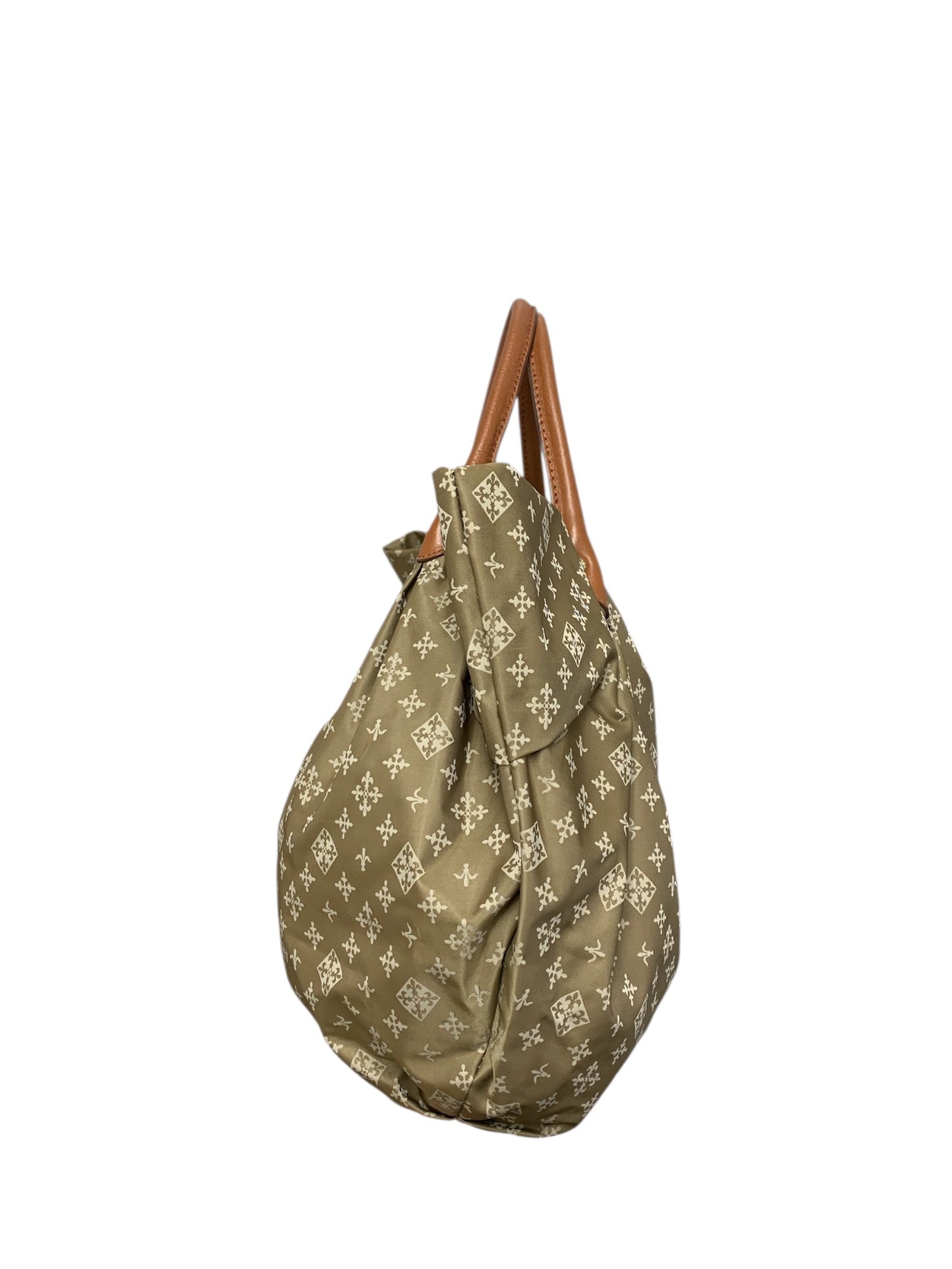 ラシット トートバッグ ベージュ ナイロン 総柄 IT6OY6H7KK0S