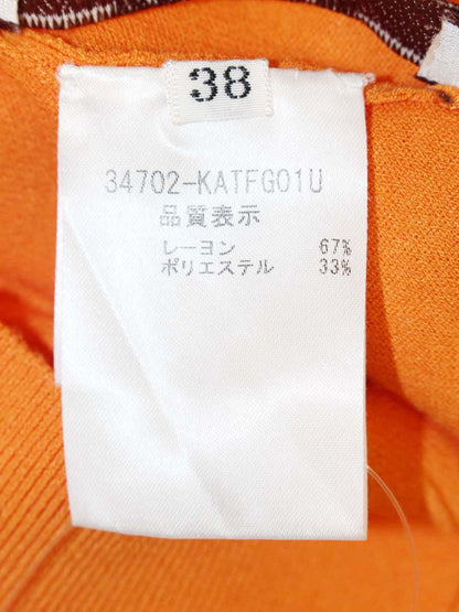 フォクシーブティック マカロンセーター 34702 ニットトップス 38 オレンジ IT3O868N3X92