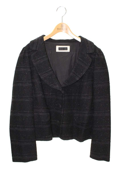 トゥービーシック W7E50-401-09 ジャケット 46 ブラック 3B ラメ IT7I1A7OGA34