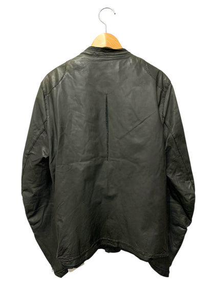 シシ ジャケット S ブラック ノーカラー ダブルジップ IT7UHP6Z17GR