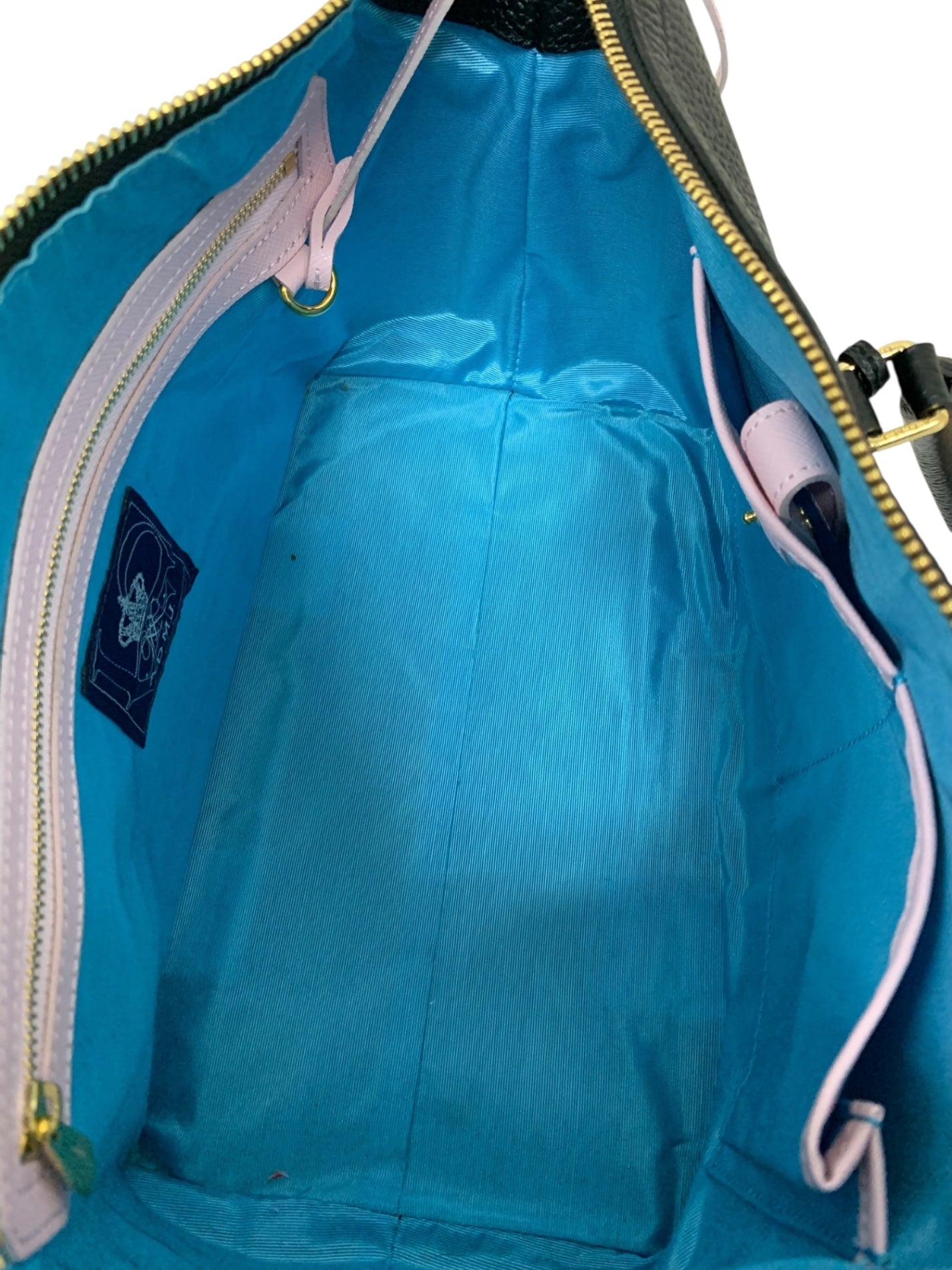 エーディーエムジェイ ハンドバッグ ブラック レザー スワロフスキー 2WAY IT9911WYM4UW 【SALE】