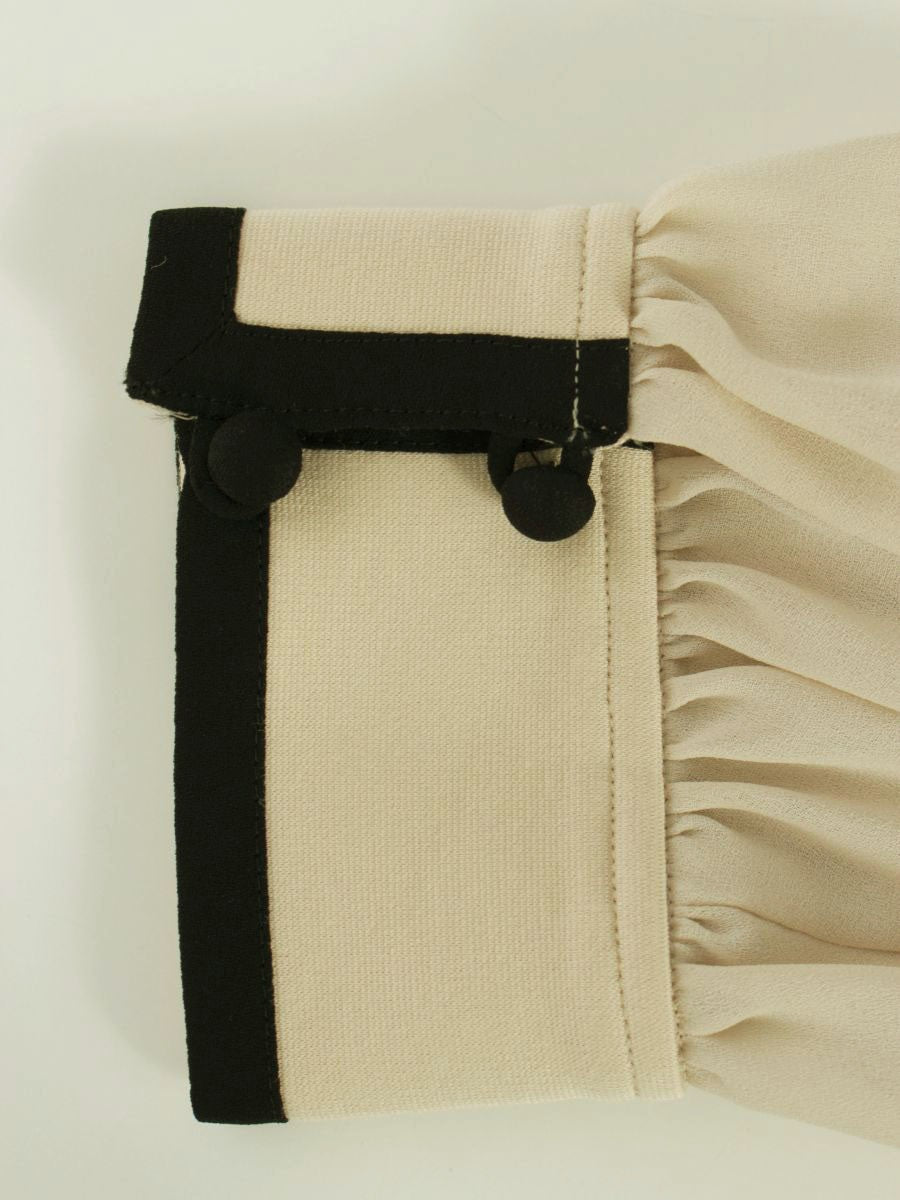 トゥービーシック W5M03-429-40 ブラウス 40 ベージュ リボン ITN7SAT097DS