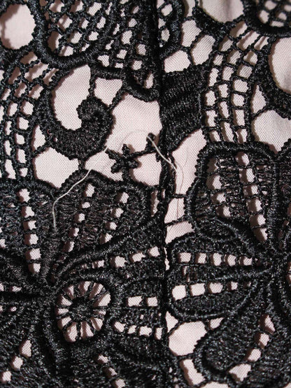 トッカ MERMAID マーメイド SKTOKS0150 スカート 4 ブラック ピンク レース フラワーモチーフ ITVK2KSZ79CI 【SALE】